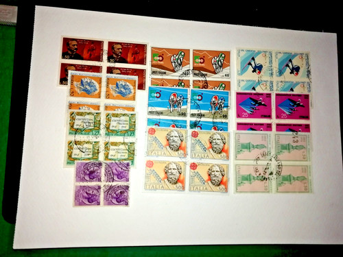 Italia lotto quartine usate - 10,