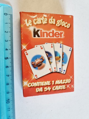 Carte gioco kinder ferrero - gioco,