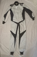 TUTA IGNIFUGA LEGGERA BIANCO LUCIDO NERO ONE EVO X TG. M OMP SENZA OMOLOGAZIONE