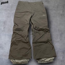 Pantaloni snowboard Burton uomo XL nero Dryride cargo nylon sci shell attrezzatura invernale