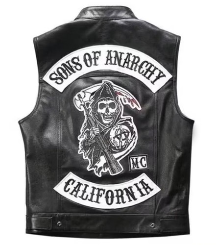 Gilet motociclista uomo - gilet,