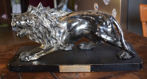 Scultura lamina argento - scultura, d'argento