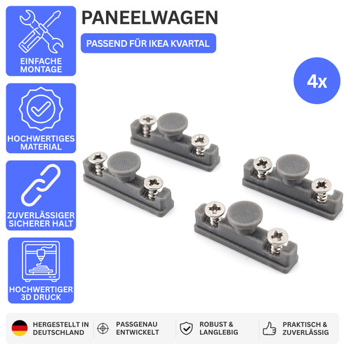 Carrello pannelli adatto - 4x,
