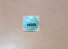 Rolex Vintage Caseback Sticker Gmt Master 16710 Bollino Fondello 