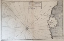Mappa nautica livorno 1732 - mappa,