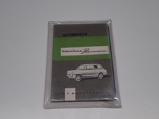 AUTOBIANCHI BIANCHINA PANORAMICA SET LIBRETTO USO E MANUTENZIONE CON CUSTODIA