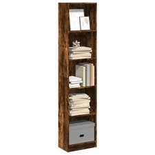 vidaXL Libreria Rovere Fumo