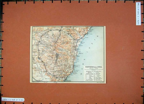 Antica stampa originale 1900