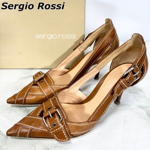 Decolte sergio rossi - rossi, pelle