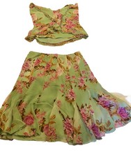 Completo Top e gonna al