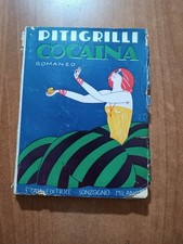 Pitigrilli COCAINA 2° ed. Sonzogno 1921 con fascetta editoriale