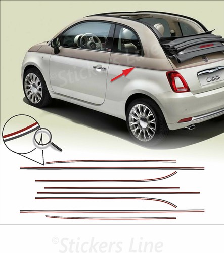 Adesivi fiat 500 sessantesimo - fiat,