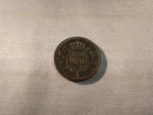 Moneta spagna ptas - moneta, spagna.5