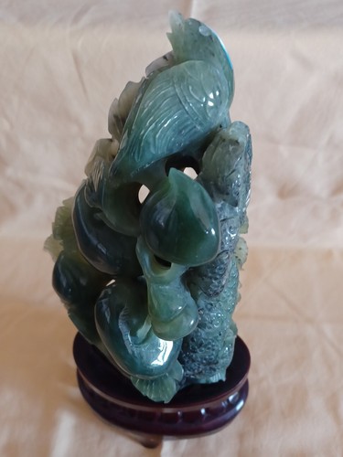 Giada scultura verde - giada,