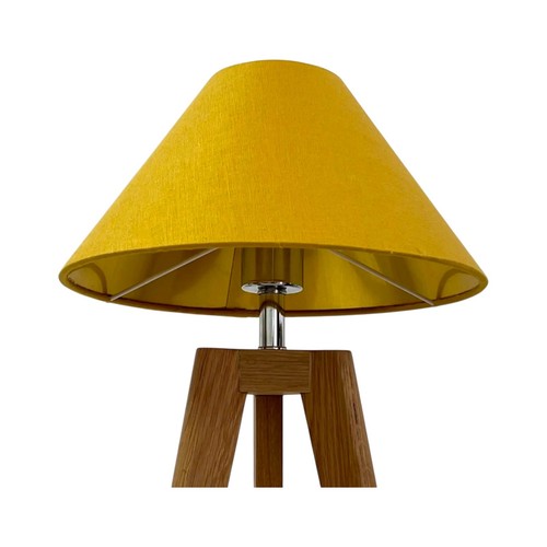 Paralume giallo senape