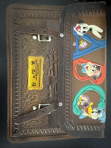 Borsa libro pelle - a, in