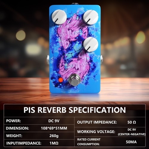 Pis reverb pedale per chitarra - pedale,