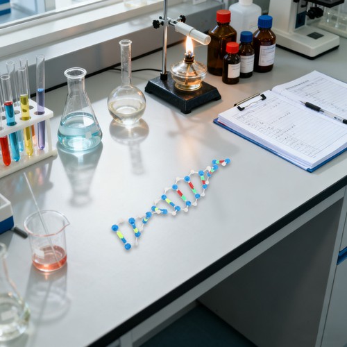 Modello genetico dna - modello, di