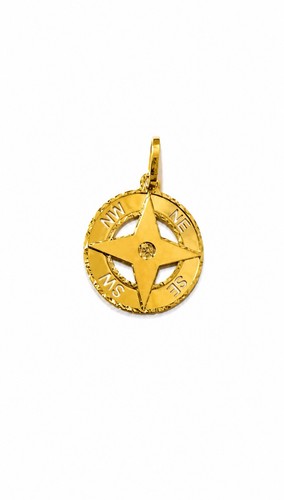 Ciondolo rosa dei venti oro - dei, in