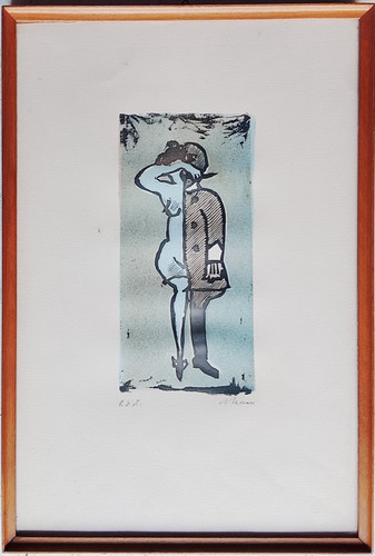 Mino maccari litografia - mino,