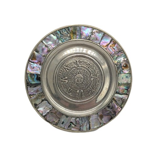 Calendario azteco piatto