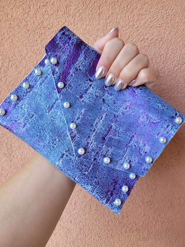 Pochette vera pelle - pochette, e