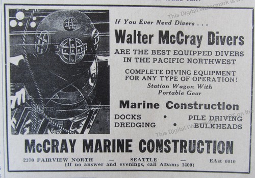 1955 pubblicità mccray - 1955, marine