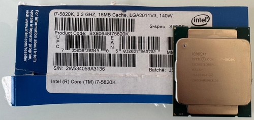 Intel core 5820k cooler - core, +