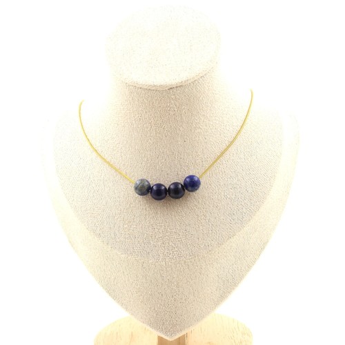 Collana perle lapislazzuli 8 - perle,