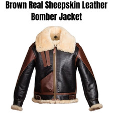 Giubbotto bomber uomo marrone