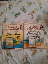 Peter Pan - Pinocchio Le Mille E Una Fiaba Cristina D'Avena Musicassette E Libri