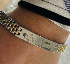 Bracciale incisione papà - incisione, x