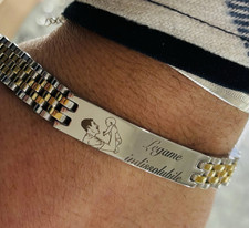 Bracciale Incisione X Papà
