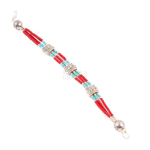 Bracciale tibetano perline di - perline,