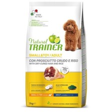 Natural Trainer Dog Adult Mini Small & Toy Prosciutto e Riso 7 kg - Crocchette