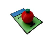 Pedina Mela Frutto Arancia