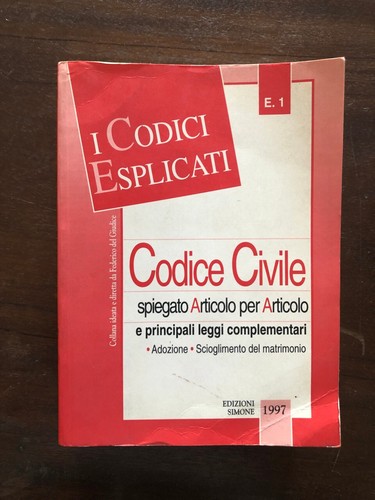 Libro codice civile - libro, di