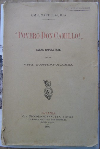 Libro amilcare lauria povero - libro,