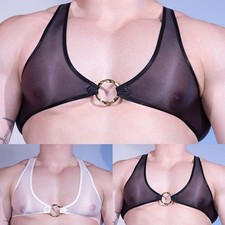 Canottiera uomo crop lucida