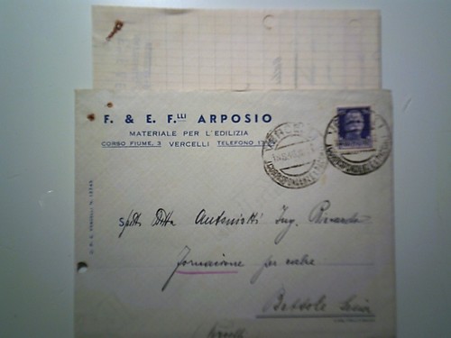 Busta viaggiata f lli - viaggiata, f.lli