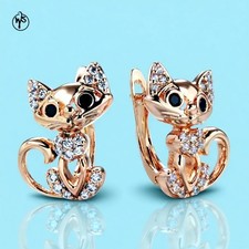 Orecchini a forma di gatto