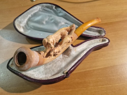 Antica pipa schiuma - antica, in