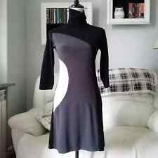 Abito elasticizzato Modello anni 70 60 vestito stretch vintage hippie hippy nero