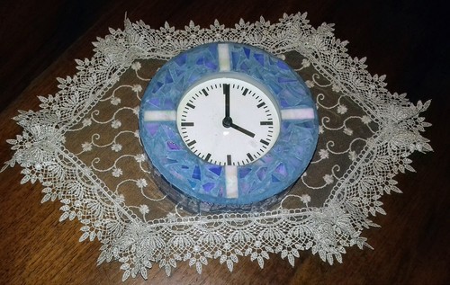 Orologio mosaico vetro - orologio,