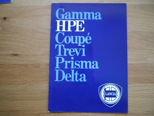 Brochure lancia hpe - brochure,