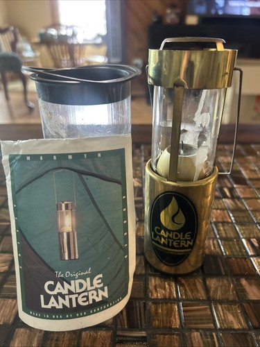 Vintage uco brass candle - uco,