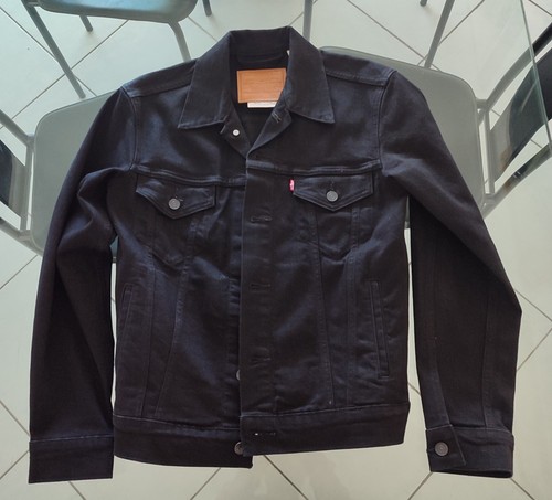 Giacca jeans levis nera - giacca,