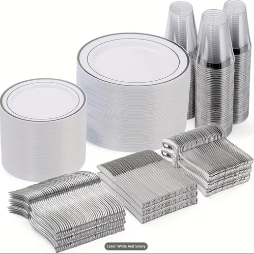 Set stoviglie argento - set, di