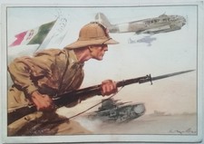 CARTOLINA AVANTI ARMI D'ITALIA