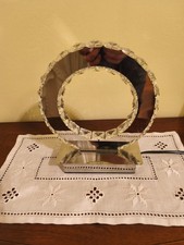 coppia abajour led cristalli, metallo, acrilico